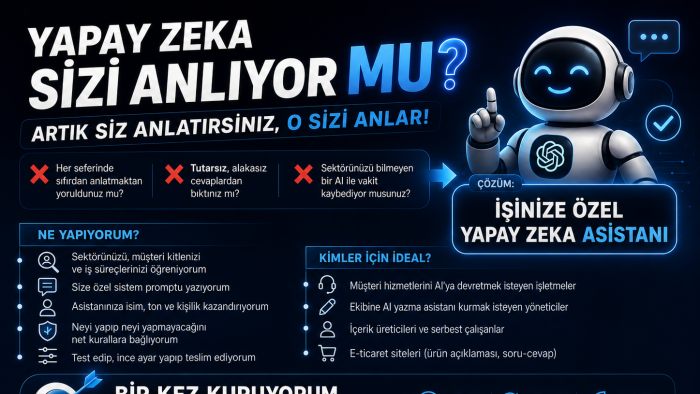 ChatGPT ve Claude için özel sistem promptu yazıyorum