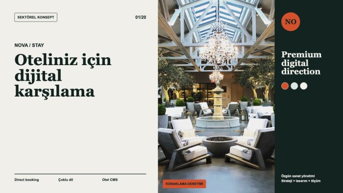 lüks otelinize rezervasyon odaklı web sitesi kurabilirim