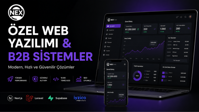 özel web yazılımları ve yönetim panelleri geliştiririm