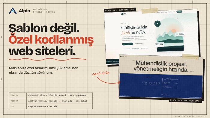 özel kodlanmış modern web siteleri geliştiririm