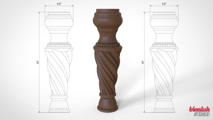 istediğiniz parçanın 3d çizim ve modellemesini yapabilirim