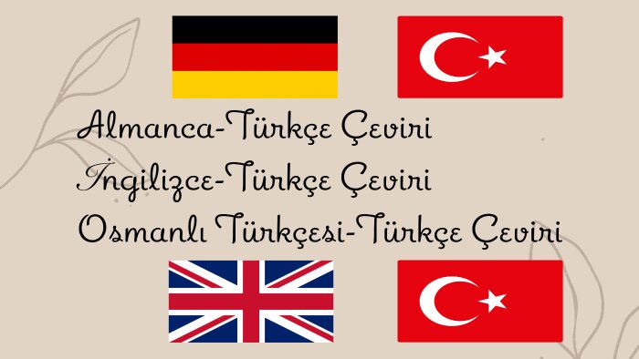 metin çevirisi yapabilirim