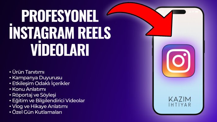 firmanıza instagram reels videosu hazırlarım