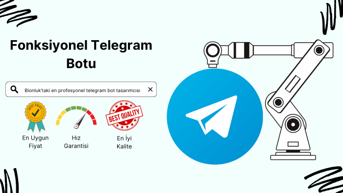 Telegram'da app, mini app, komutlu bot tasarlayabilirim