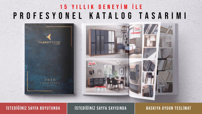 katalog ve broşürlerinizi profesyonel şekilde tasarlarım
