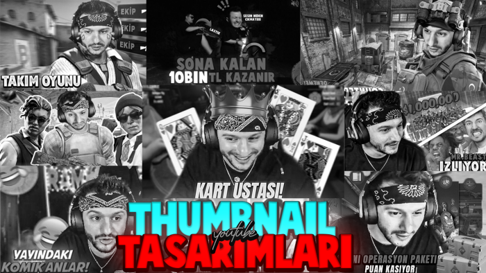 youtube yayınlarınız için thumbnail ve banner yapabilirim