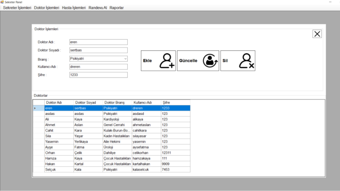 C# form proje desteği verebilirim