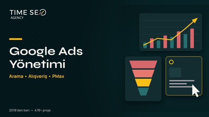 Google Ads reklamlarınızı kurar ve yönetirim