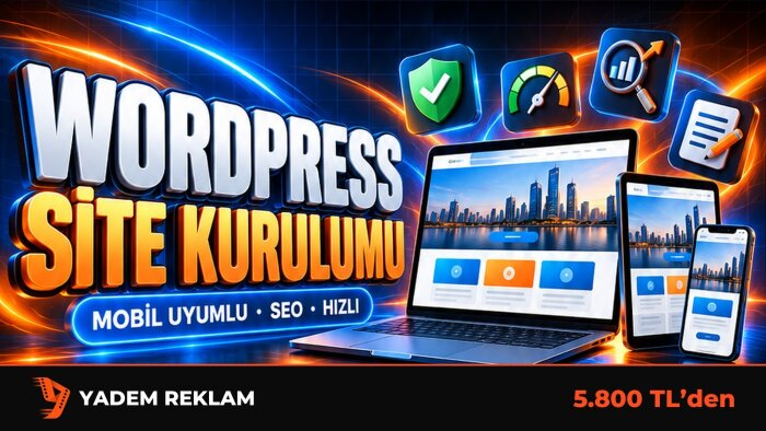 kurumsal wordpress web sitenizi anahtar teslim kurarım