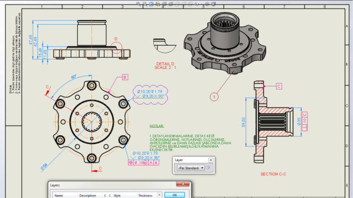solidworks ile 3d tasarımlarınızı yaparım