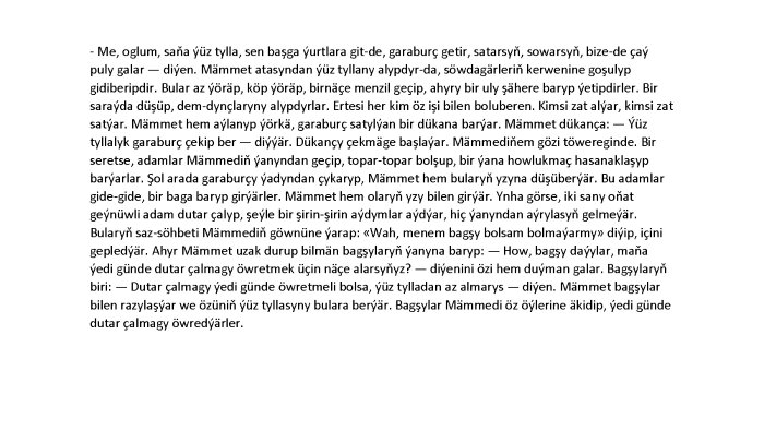 Türkmence çeviri yaparım