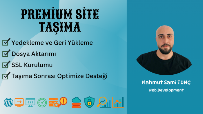  web siteni güvenli şekilde taşır ve kurarım