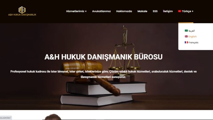 kurumsal avukat ve hukuk büro web sitesi yapabilirim