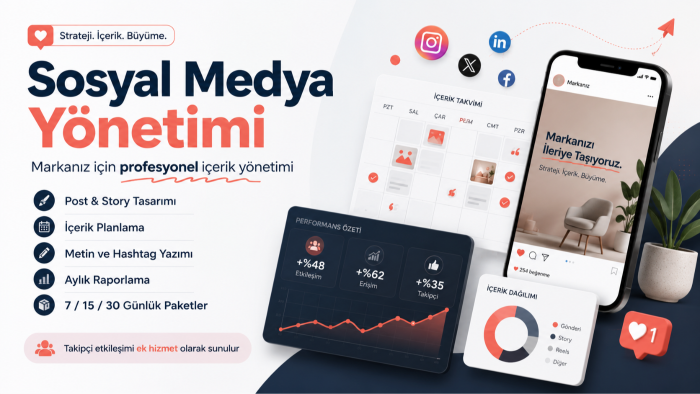 sosyal medya hesaplarınızı profesyonelce yönetirim