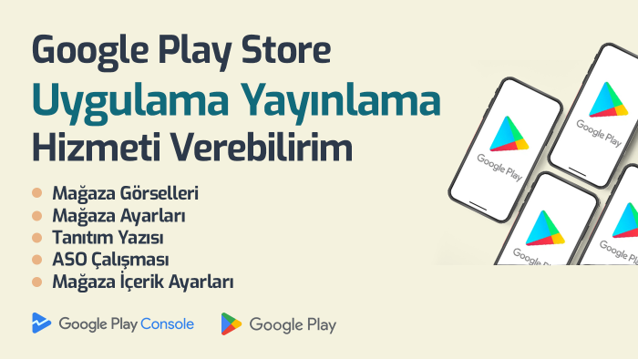 uygulamanızı Google Play Store'da yayınlayabilirim