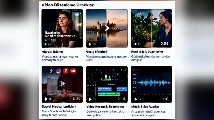 videolarınızı kesiyor, düzenliyor ve editliyorum