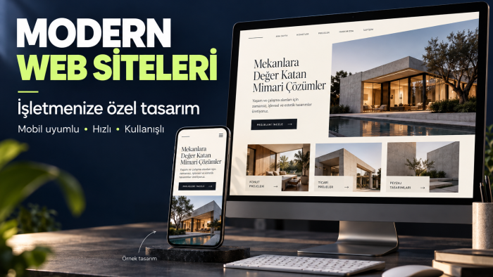 işletmenize özel modern web sitesi oluştururum