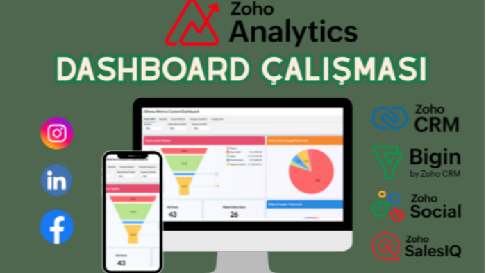 Zoho Analytics ile raporlama hizmeti veririm