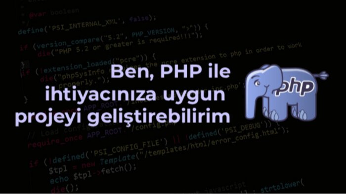 sizin için PHP yazılım işlerinizle ilgilenebilirim