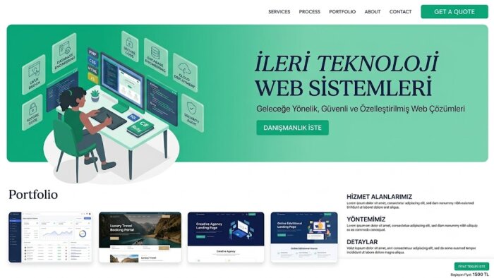 web sitenizi tasarlar ve dikkat çekici görseller hazırlarım