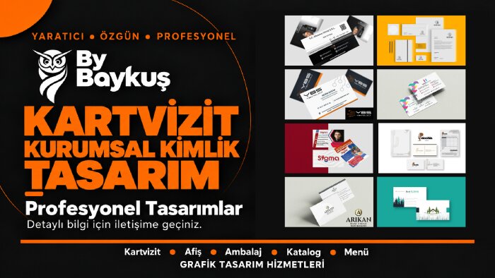 kurumsal kimlik ve kartvizit yaparım