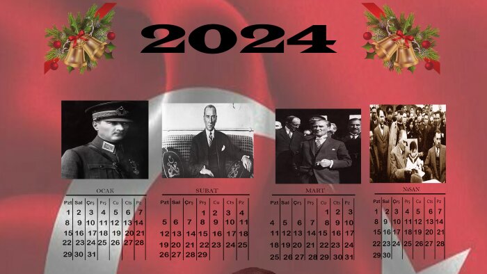 isteğinize özel takvimler tasarlayabilirim
