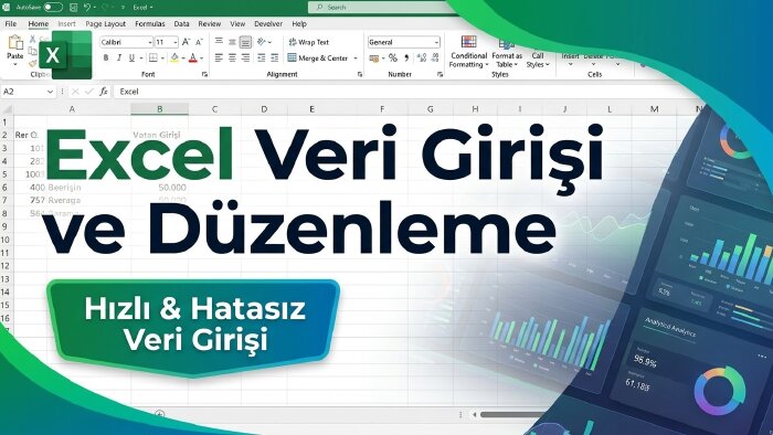 hızlı ve hatasız Excel veri girişi, düzenleme ve analiz yaparım