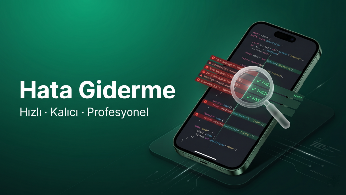mobil uygulamanızdaki hataları gideririm