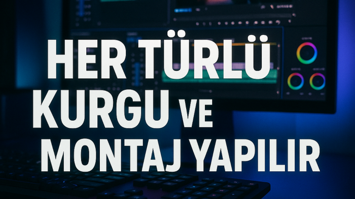 videolarınızı istediğiniz gibi kurgularım
