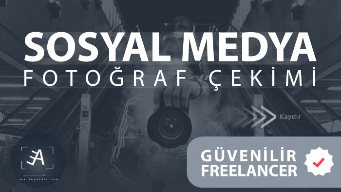 sosyal medya paylaşımlarınız için fotoğraf çekimi yapıyorum