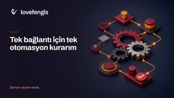 tek bağlantı için tek otomasyon kurarım