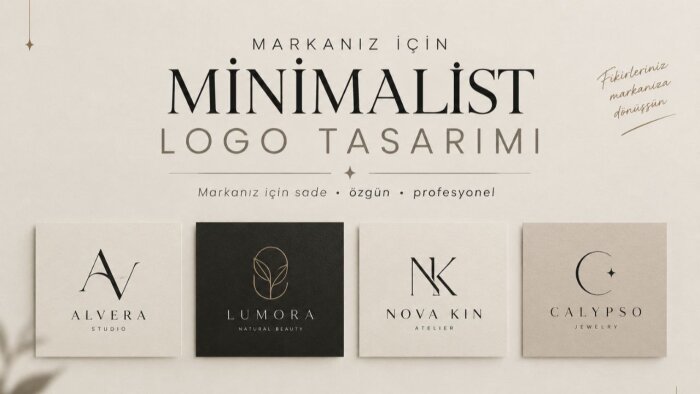 markanız için minimalist logo tasarımı yapabilirim