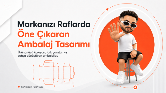 ürününüz için raflarda öne çıkan ambalaj tasarlarım