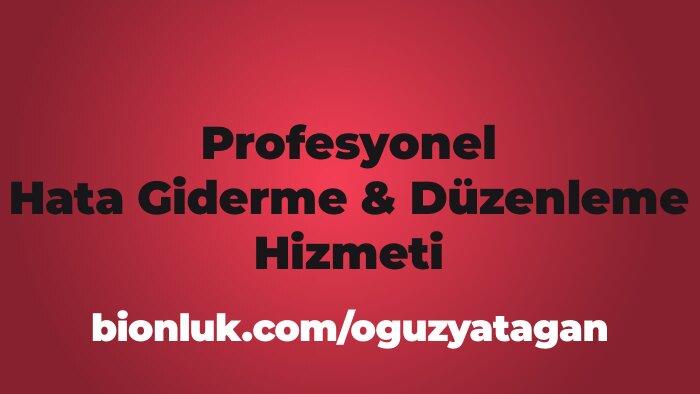 wordpress sitenizdeki hataları gideririm