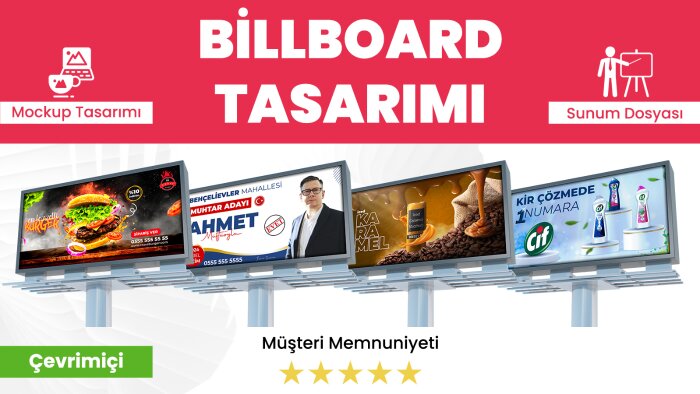 profesyonel billboard tasarımı yaparım