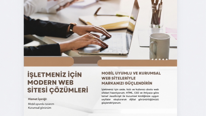 mobil uyumlu kurumsal web sitesi yaparım