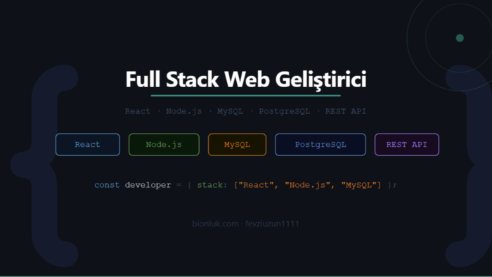React ve Node.js ile modern web uygulamaları geliştiririm