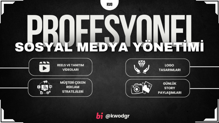 , sosyal medyanızı profesyonel&uzman biçimde yönetirim