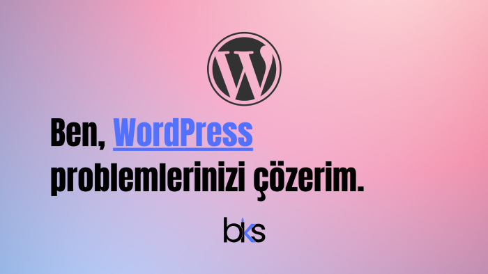 WordPress problemlerinizi çözerim