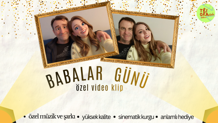 babalar gününde kişiye özel animasyon video yapıyorum