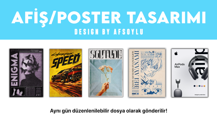 sizlere duyguyu öne çıkaran poster tasarımları yaparım