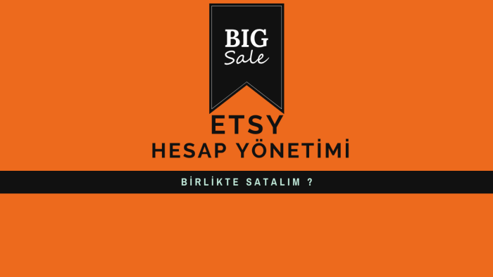 Etsy hesap açılışı ve etsy hesap yönetimi yaparım
