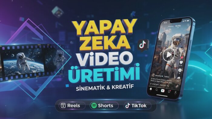 sosyal medya, klip ve projeler için AI video üretirim