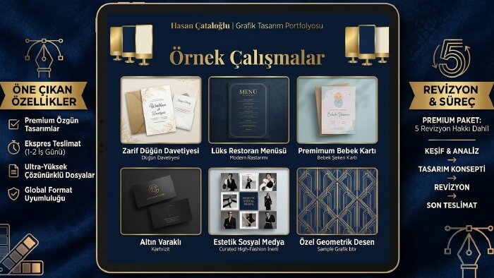 markanız için  estetik ve şık çalışmalar tasarlarım