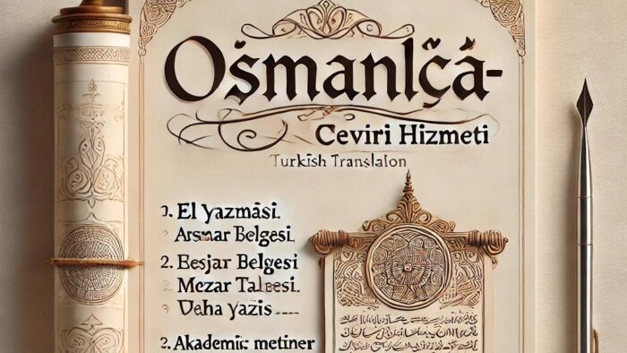 Osmanlıca Türkçe çevirilerinizi yapabilirim