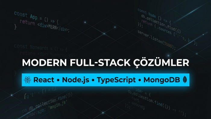  Node.js ve React ile profesyonel web uygulaması yaparım