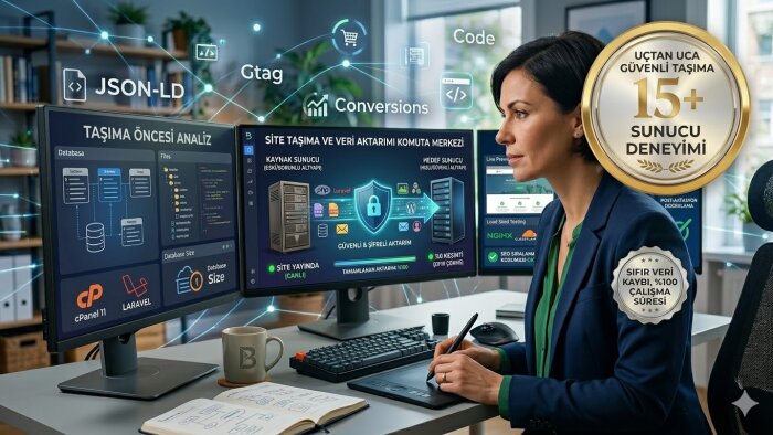 web sitenizi sıfır kesinti ve sıfır veri kaybı ile taşırım