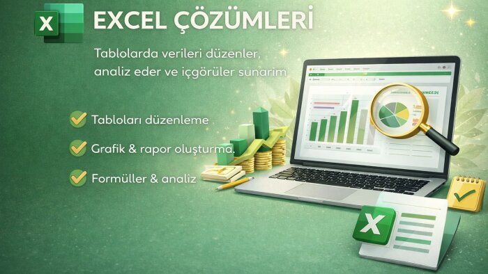 Excel ile verileri analiz ediyorum