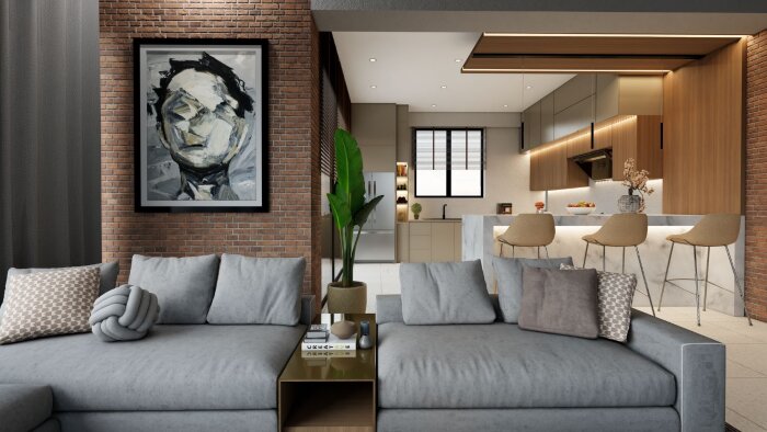 i̇ç mekân tasarımı, 3d modelleme ve gerçekçi render yapıyorum