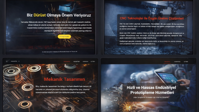  kurumsal web siteleri geliştiriyorum